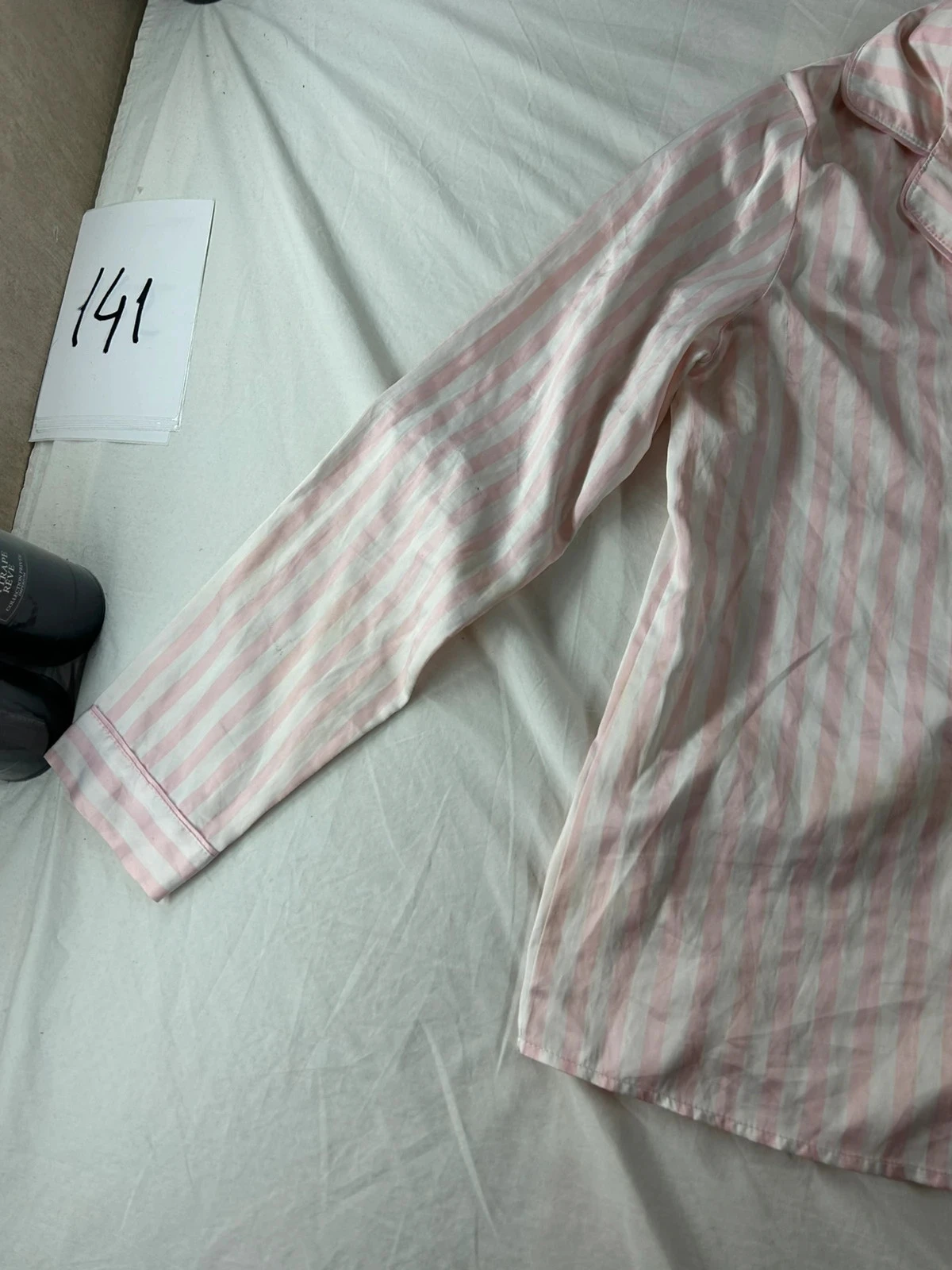 Camisa listrada branco e rosa Love to Lounge – photo 6